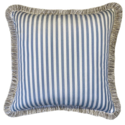 Celestial Fringed Sunbrella® Outdoor Throw Pillow