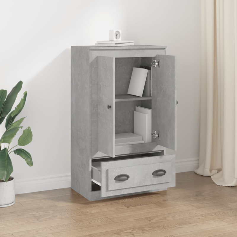 Aanyah 60cm Sideboard, Concrete Grey