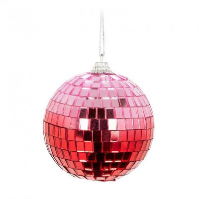Ombre Mirror Ball Ornament