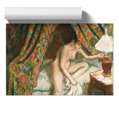 Naked Woman in Bed by Edgar Degas - Frameless Print