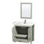 Sheffield 30" Bathroom Vanity Set with 24" Mirror-59388299-59388300-134394570