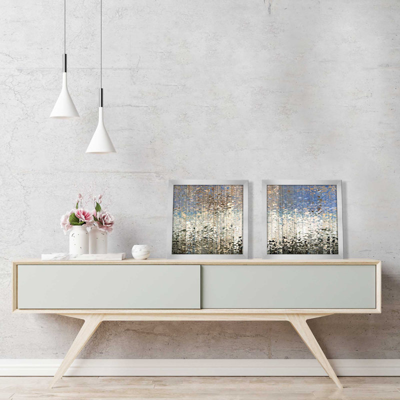 Ezekiel 34:12 Framed On Paper 2 Pieces Set