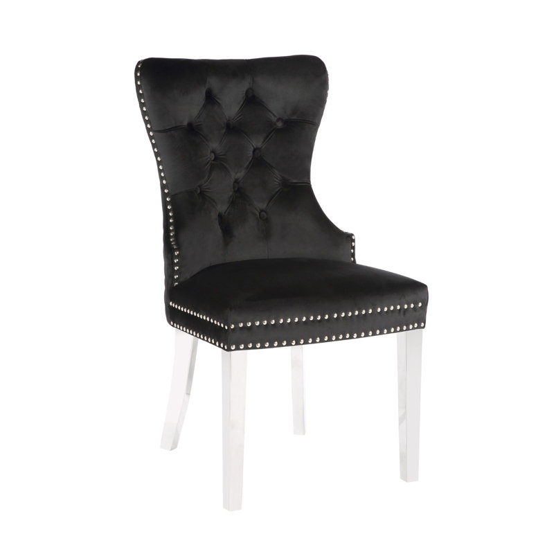 Chaise d'appoint Genifer, Noir