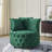 Jakora Velvet Swivel Barrel Chair-1959615759