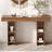 54" Narrow Console Table Sofa Table with Back Hidden Storage,Farmhouse Entryway Table for Living Room Forye-1005355462