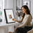 Soho Gallery - 15x18 Digital Picture Frame - Wide Mat - 10.1" HD Touchscreen