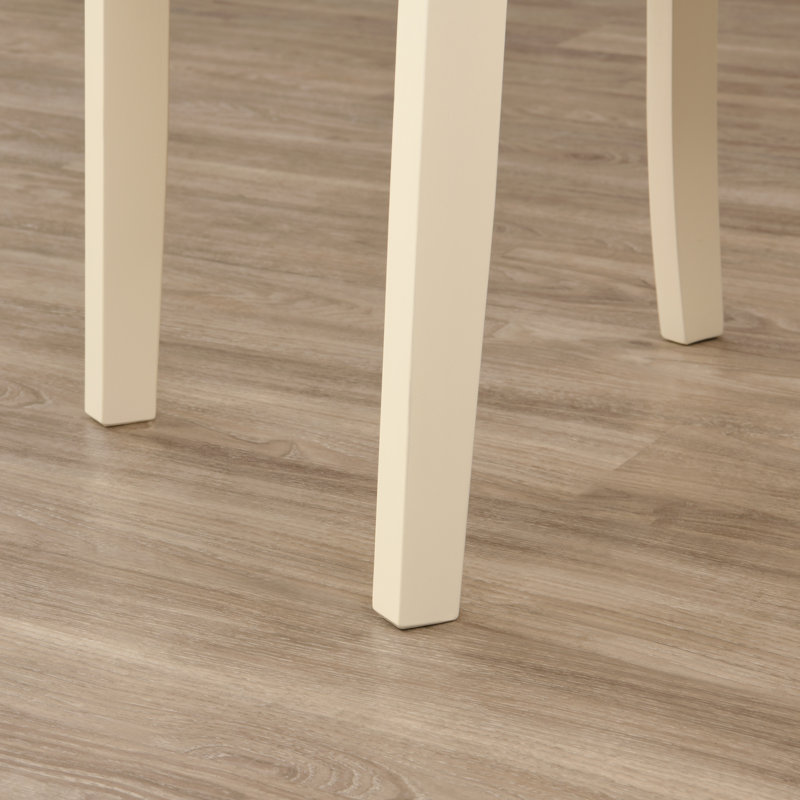 Ensemble de table de salle à manger en bois massif Alissah avec 2 chaises Whitley