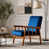 Velours bleu foncé