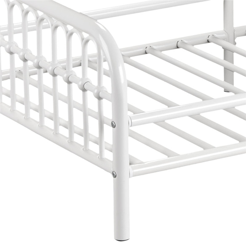 Klos Metal Toddler Bed, Off White
