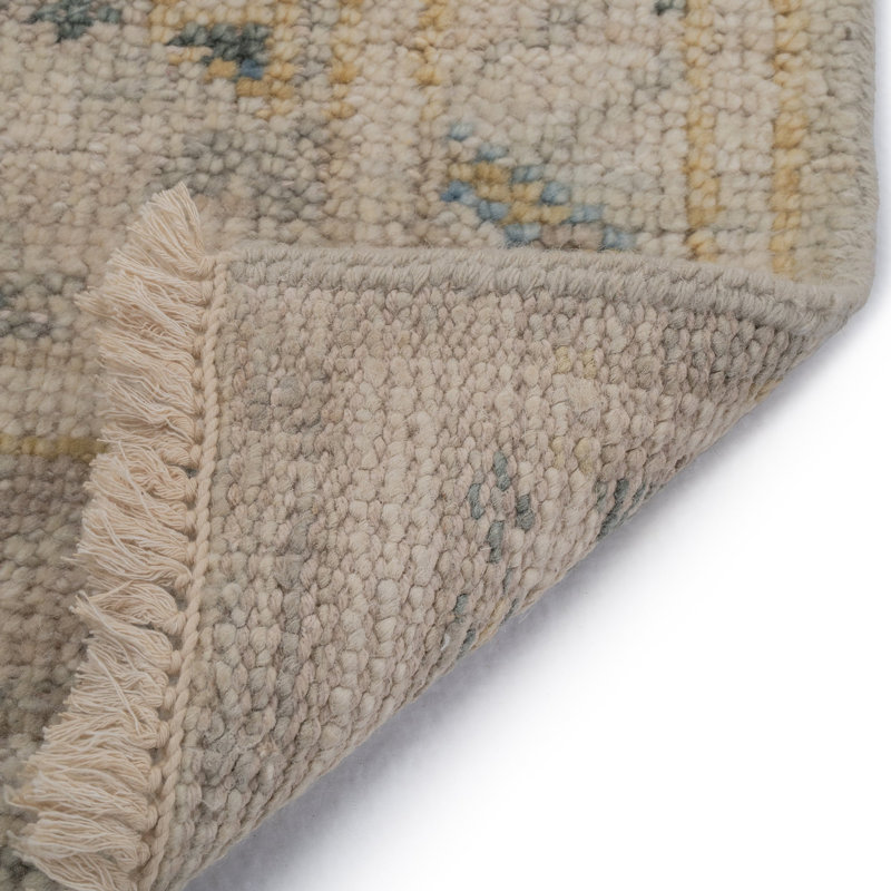 Wentworth-Barrett Wool Oriental Area Rug, Rectangle 9' x 12'