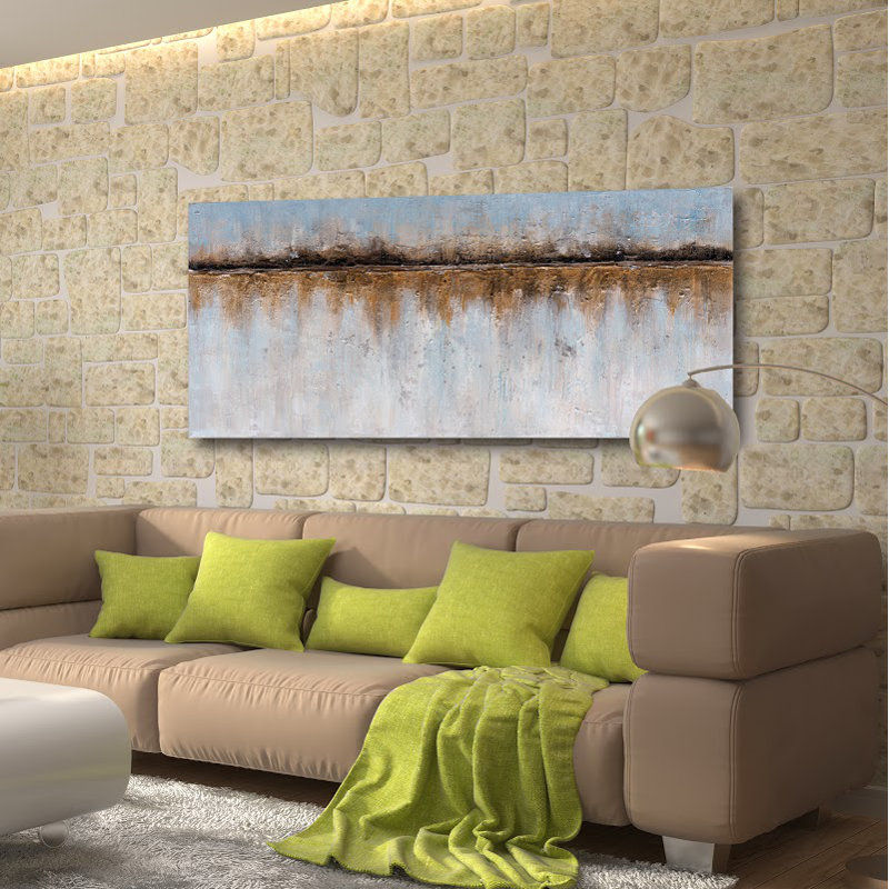 'Earth Elements' Oil Painting Print on Wrapped Canvas