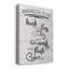 «Bathroom Rules», art textuel sur toile tendue-373358534