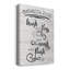 «Bathroom Rules», art textuel sur toile tendue-373358539