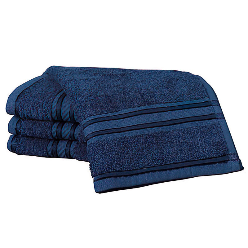 Berkly Midweight Washcloth, Navy