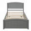 Lit plateforme simple avec lit gigogne-2003023850