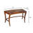 Wood One Drawer Curved Desk