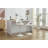 Hoskie Bar Stools Set Of 2 Modern Grey PU Counter Height Barstool, High Padded Swivel Adjustable Barstools With Back For Bar Counter And Kitchen Island-584577785-584577783