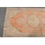 Grand tapis en laine fabriqué à la main de style anatolien de style turc rétro pour le décor du salon blanc / orange
