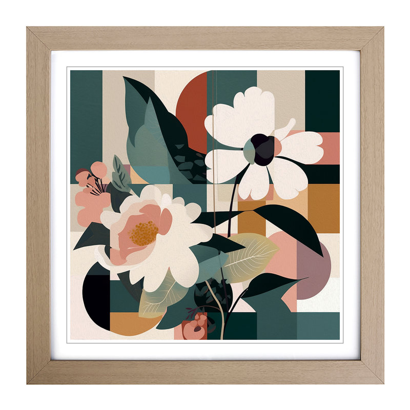 Single Picture Frame Print on Wood, Oak