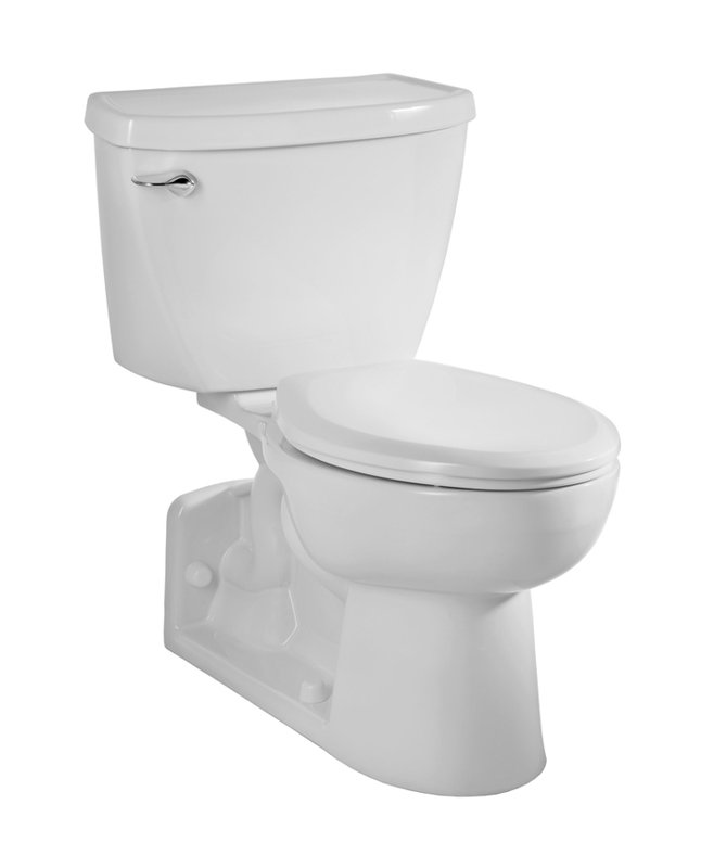 Toilette allongée flowise 1,1 gpf en deux pièces (siège non compris) Yorkville