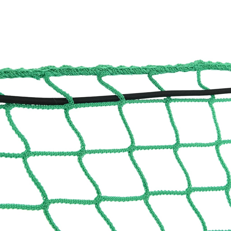 Vidaxl Trailer Net With Elastic Rope Green PP, 13.1" W x 8.2" D