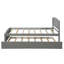 Twin Size Platform Bed With Trundle-178876584