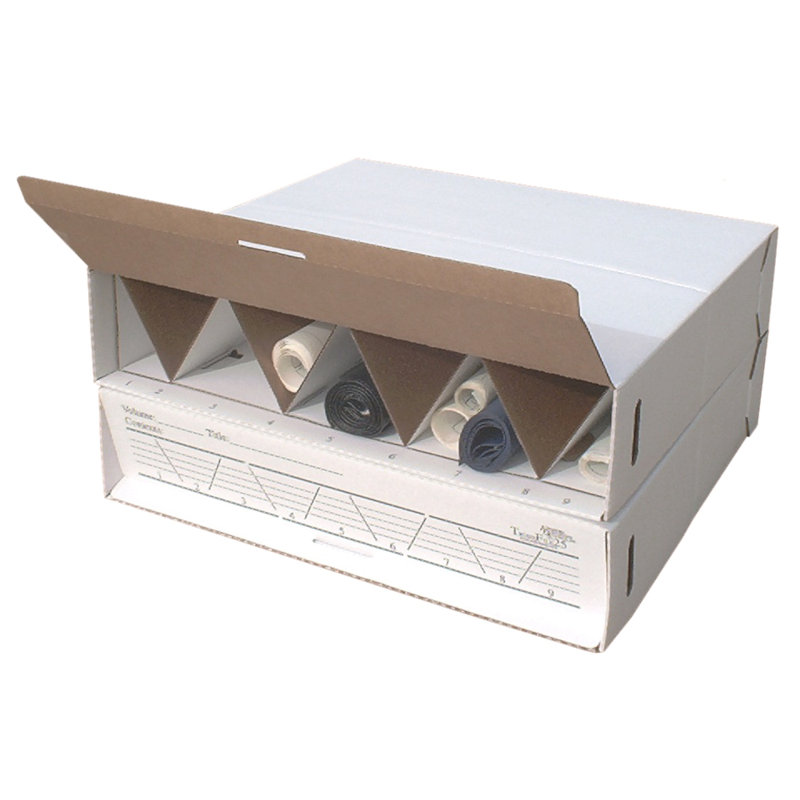 Boîte de rangement à rouleaux empilables modulaires, H 6,5 po x l 29 po x P 27 po