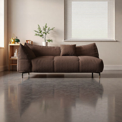 Chaise longue en flanelle de luxe en bois massif