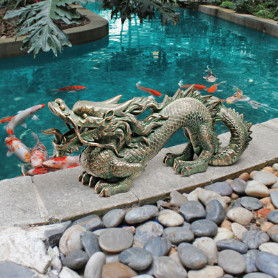 Asian Dragon of the Great Wall Statue