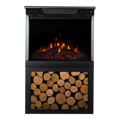 24 W Electric Smart Fireplace with Heat