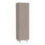 Garde-manger rectangulaire Halifax 2 portes gris clair et blanc-17154769