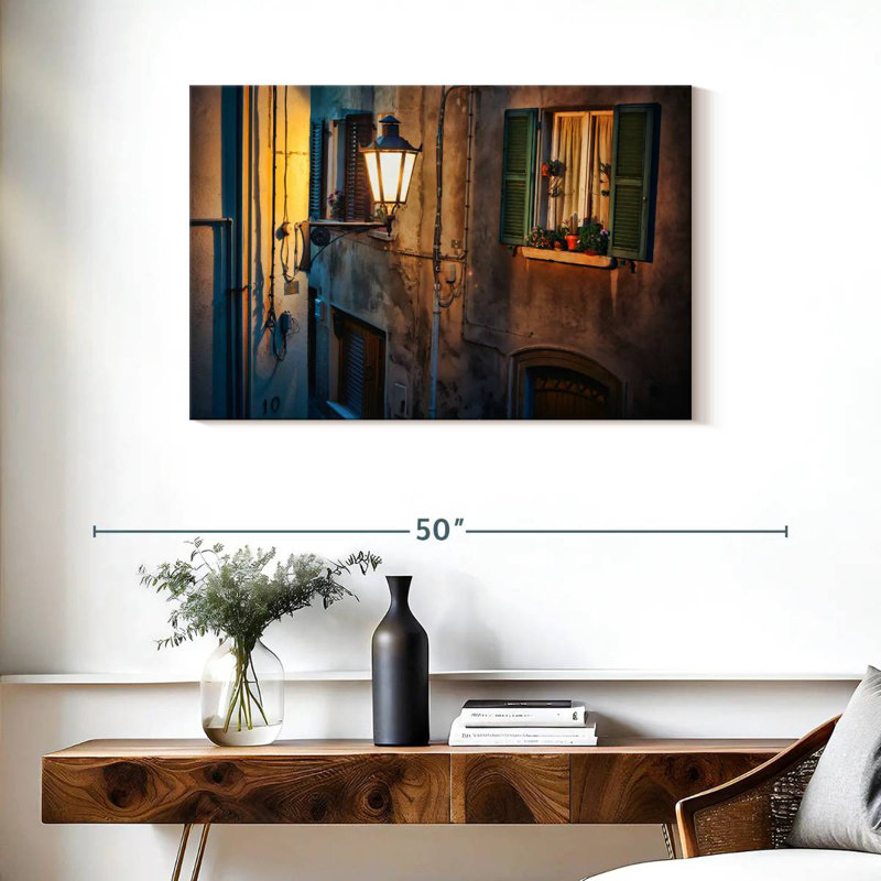 Lampe de rue Lilie la nuit, H 24 po x l 36 po