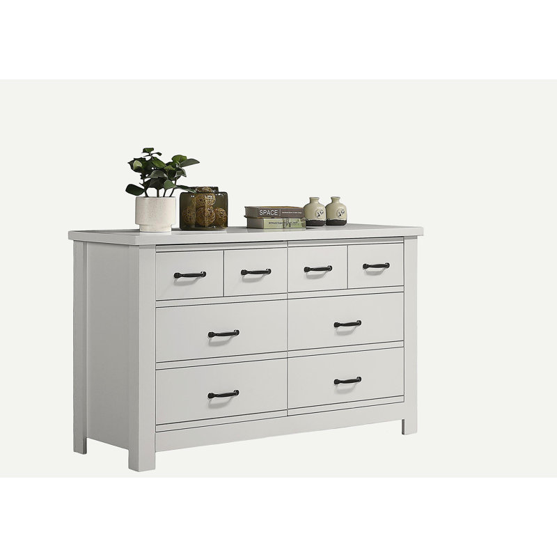 Commode blanche 6 tiroirs Cassini