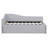 Twin Size Upholstered L-Shaped Upholstered Daybed With Pop Up Trundle-902859452
