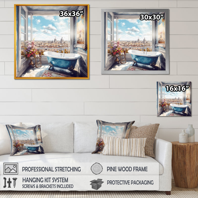 Impression sur toile de Valatie, H 24 po x l 24 po x P 1 po