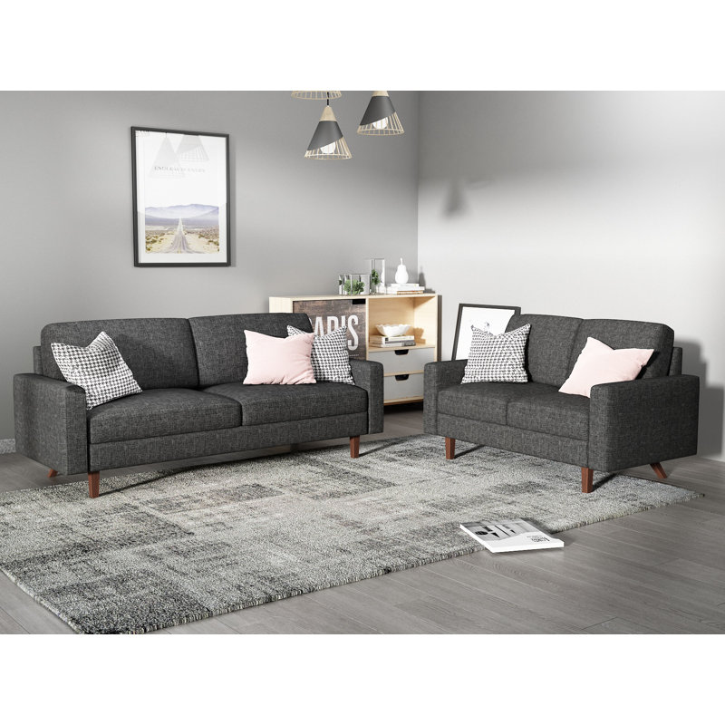 Ebern Designs Gilbertsville 2 Piece Standard Living Room Set & Reviews ...