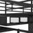 Metal Loft Bed With Table Set And Wardrobe, Full