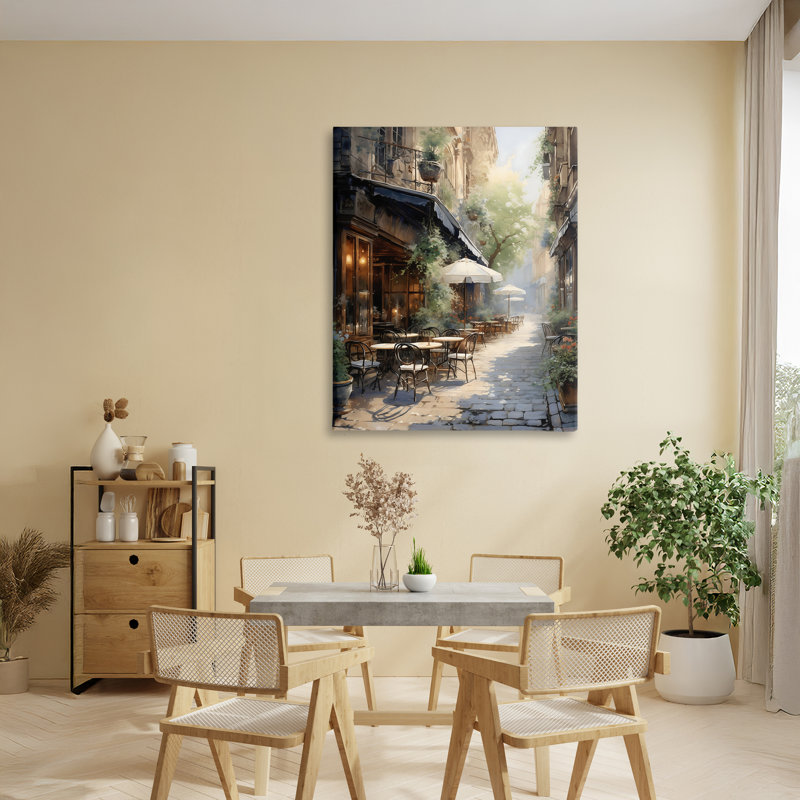 «Cafe In Paris Alleyway», conception par LSR Creative Studio, H 40 po x l 30 po