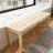52" Solid Wood Foyer Bench - Comfortable & Elegant Modern Entry Bench, Sleek Design