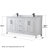 Daria 72'' Double Bathroom Vanity with Carrara Marble Top-70404267-80205458-118618569