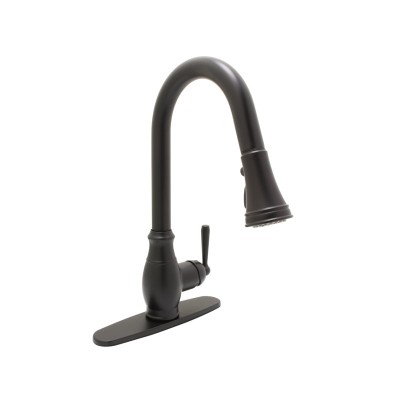 Robinet de cuisine rétractable à poignée simple