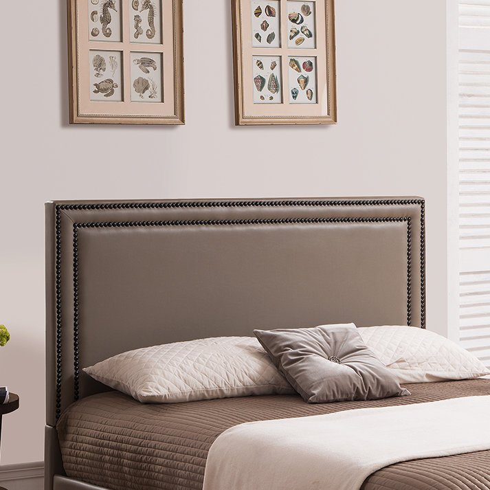 Kharbanda Upholstered Headboard, Taupe, King/California King
