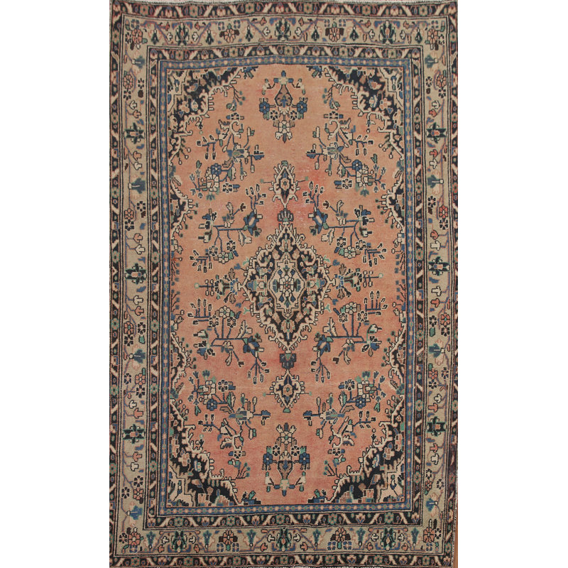 Tapis à motif géométrique traditionnel 7 x 10