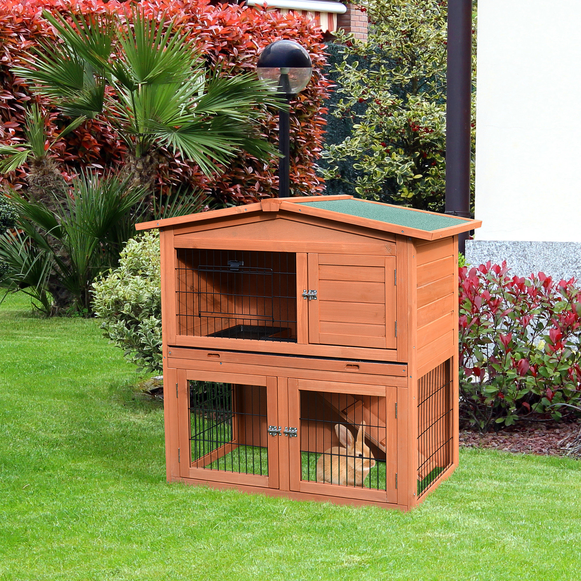 Aosom Pawhut Weather Resistant Small Animal Hutch & Reviews | Wayfair