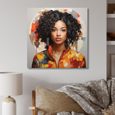 «Vibrant Essence Beautiful», art mural africain