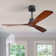 Sofucor Kemp 52" 3-Solid Wood Blade Classic Ceiling Fan with Remote Control and no Lights