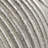 Galeri Aluminum Metal Loop Abstract Decorative Silver Sculpture with Black Base