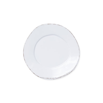 Melamine Lastra White Salad Plate
