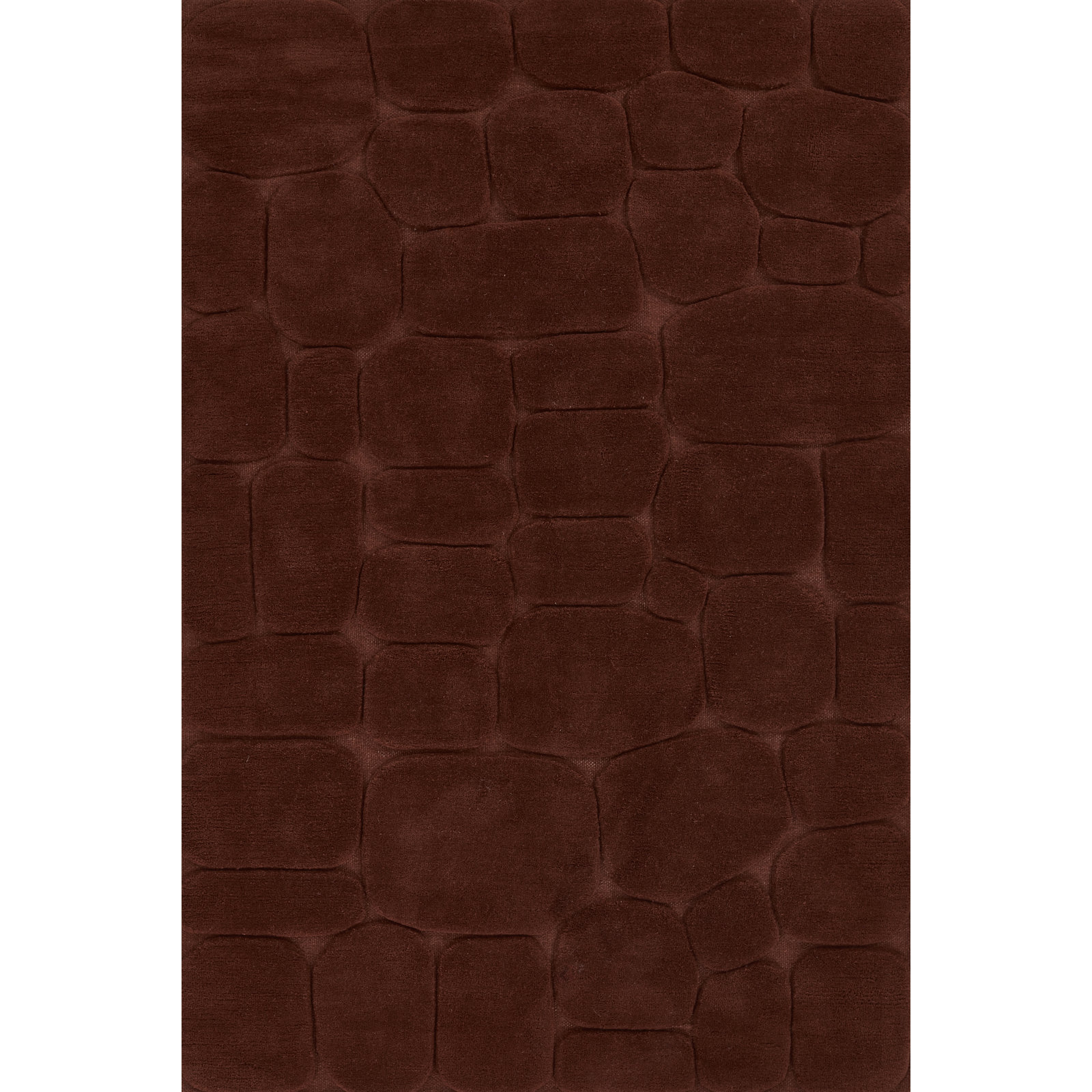 Aelin Pebble Hand Tufted Wool Rug, Rectangle 5' x 8'