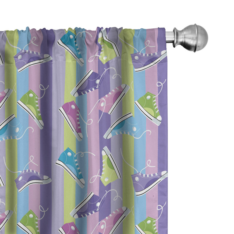 Semi-Sheer Rod Pocket Sliding Panel, 28" x 95"